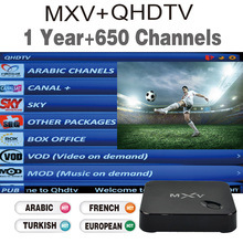 Original MXV Andriod TV Box Amlogic S805 WiFi Build Android 4.4 with 1 year qhdtv IPTV box Free shipping