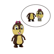Real capacity 2GB 4GB 8GB lovely squirrel 16GB 32GB 64GB Pen driver USB Flash Memory USB Flash Drive Cartoon Squirrel