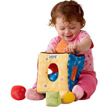 2014 New Brand baby toys multifunctional clutch cube peekaboo hang/bell baby rattles mobile toys for education