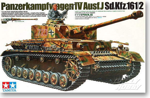 Tamiya model tank rising German world war ii 4 J type 35181 tank