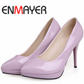ENMAYER High Quality Sexy Winter Boots Designer Women Thigh High