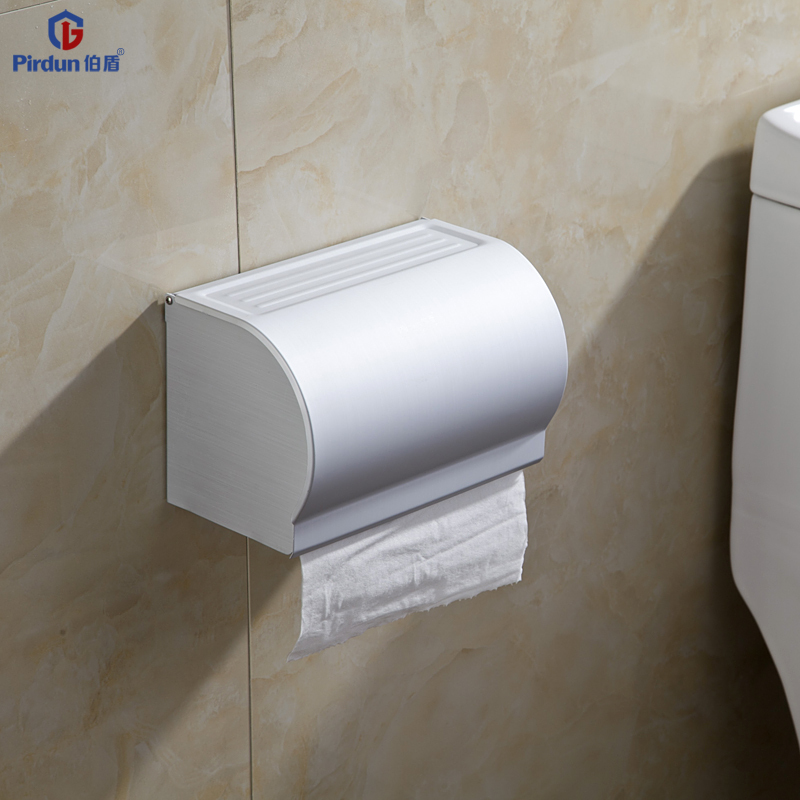 Peter Shield aluminum space frame toilet paper roll holder tissue box