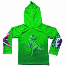 Retail Hot Hooded Sweater Boy Cartoon Binosaur Cotton Coat Jacket Kids Clothes Free Shipping