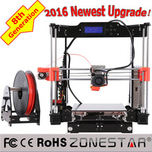 Eighth Generation Reprap Prusa i3 3D Printer DIY kit Free Shipping