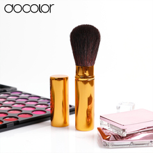Docolor Retractable makeup brushes Face Powder Foundation Blush goat hair Brush Makeup brushes Cosmetic Tools free shipping