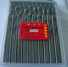 6.4 MM Cobalt broca derecho Shank fresa espiral bit 10 unids = 1 lote M35 materiales
