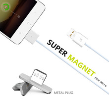 WSKEN 100 Original Metal Micro USB Magnetic Fast Charger Cable Lead for Alcatel ONE TOUCH 997