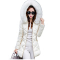 Womens Winter Jackets And Coats 2016 Women s Parkas Thick Warm Faux Fur Collar Hooded Anorak