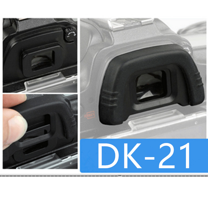 DK-21 DK21 Eyecup Eyepiece Viewfinder Rubber Hood For NI-KON D50 D70 D70S D80 D90 D100 D200 D300 D600 D7100 Digital Camera J450 (1)