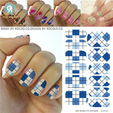 New second-generation makeup water transfer decals nail stickers nail stickers nail polish jewelry Free KG018A