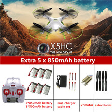 SYMA X5C Upgrade X5HC RC Drone Quadcopter with HD Camera 2.4G 6-Axis RC Helicopter Toys Automatic Air Pressure High