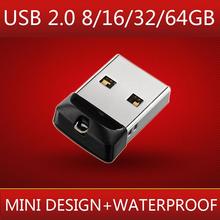 Waterproof Super Thin Mini USB 32GB 128GB 512GB 2.0 Flash Drive Pendrive 1TB 64GB Pendrives Memory Stick Usb Key 2TB Gadget Gift