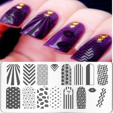 Women DIY Nail Art Templates Fashion Stamping Plates Nail Art Templates Stencils Salon Beauty Polish Tools 16 Styles for Choice