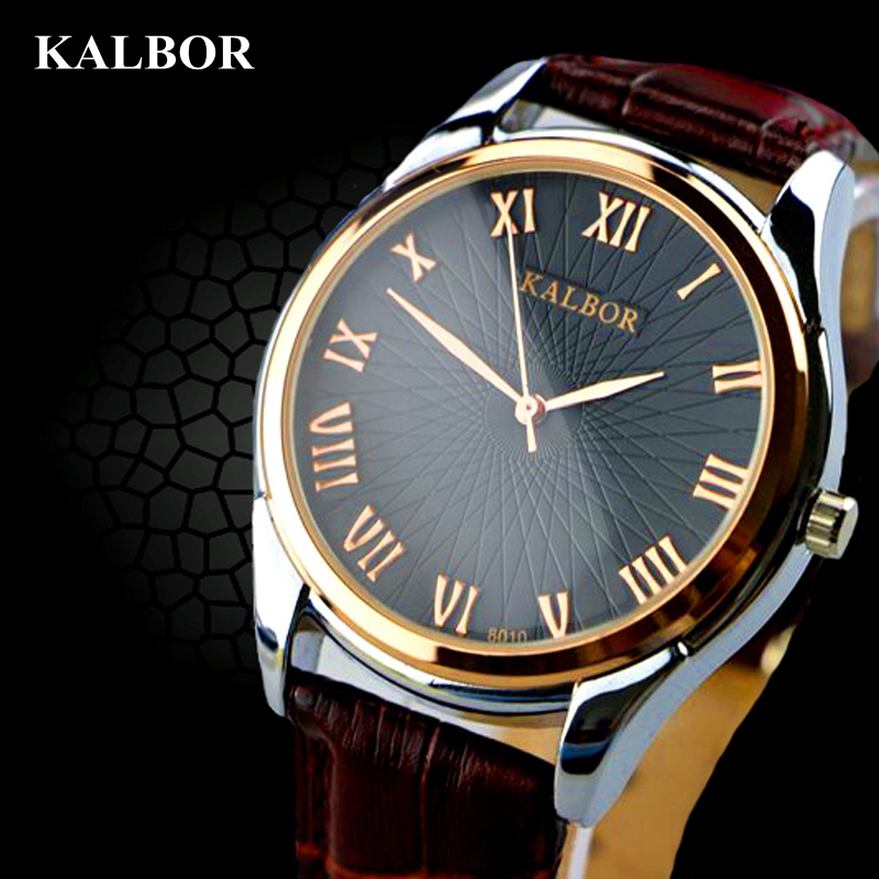 Best Quality 6 Colors Quartz Steel Leather Band Man Fashion Watch Waterproof Scratch resistant Men casual