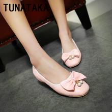 Spring Sweet Increased Internal Pumps Square Toe with Bow for Women