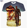 Mr 1991 new fashion America Cartoon Anime Bad guys Deadpool 3D printed hip hop t shirt