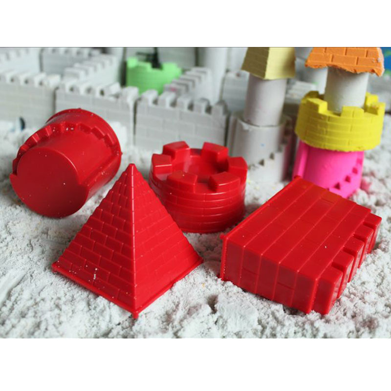 Children's educational sand toys fantasy castle mold for play sand Moon Mars magic sand special sand tools for kids wholesale