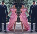 Sweetheart Pink Mermaid Prom Dresses 2017 Vestidos De Formatura Floor Length Appliques Long Prom Dress Robe