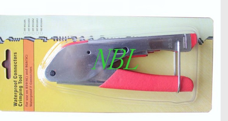 50pcs lot EMS Coaxial Network Cable Plier Compression Tool Crimper for Coaxial Cable F head RG6