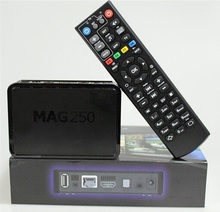 MAG250 IPTV TV Box HD 1080P Set Top Box with Remote Control Linux IPTV Box 256MB Quad Core TV Box