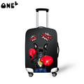 2016 ONE2 Design dog printing suitcase cover apply to 22 24 26 inch suitcase ergonomic fashion