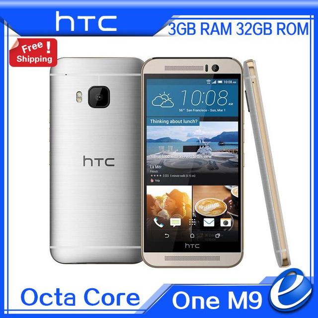 Оригинальный HTC One M9 4G LTE Мобильный Телефон Full HD 1920*1080 Octa ядро 1.5 ГГц Snapdragon 810 3 ГБ/32 ГБ 5.0 дюймов 20MP Камера