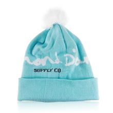 DIAMOND pattern male ladies jacquard wool cap on the ball unisex Hip Hop beanie Hat