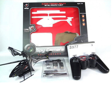 NEWEST!!! S977 rc helicpter 3.5 Ch Remote Control Rc Metal Gyro Helicopter with Camera free shipping