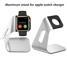 Fashion Design Aluminum alloy Desktop Stand Holder Charger Cord Hold SGP Stand Holder For Apple Smart Watch iWatch holder keeper