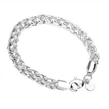 Free transport,925 silver jewellery Bracelet ,Twisted circle bracelets, style jewellery Bracelet wholesale value! S057