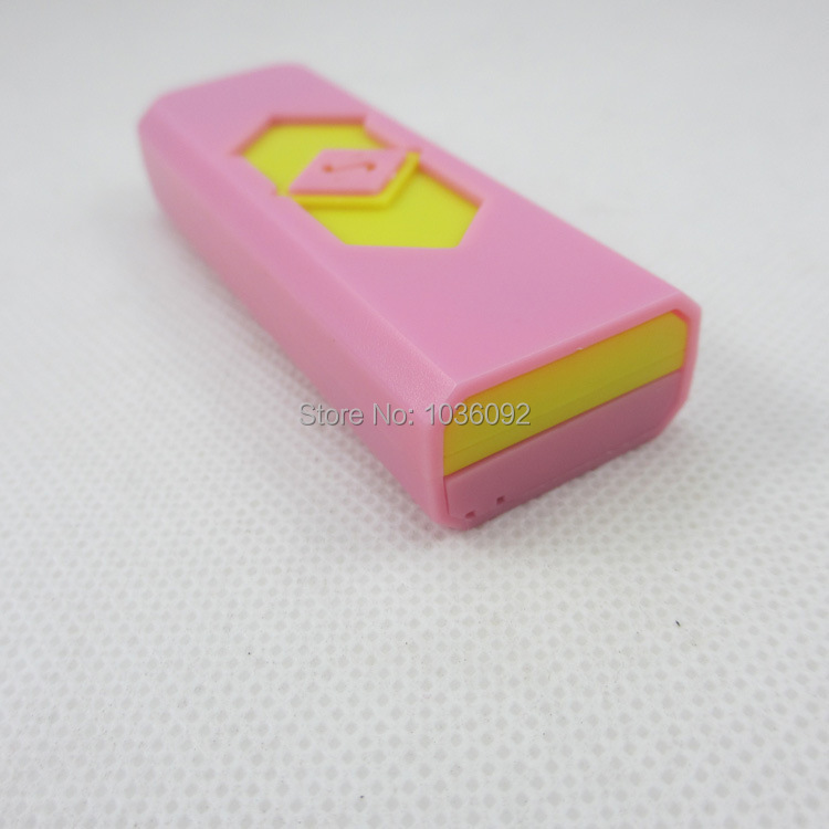 2015 Hot Sale Excellent Gift Lighter USB Rechargeable Flameless Cigar Cigarette Electronic Lighter No Gas Colorful