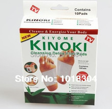 Retail box 100pcs Cleansing Detox Foot Kinoki Pads Cleanse Energize Your Body 1lot 5Box 100pcs 50pcs
