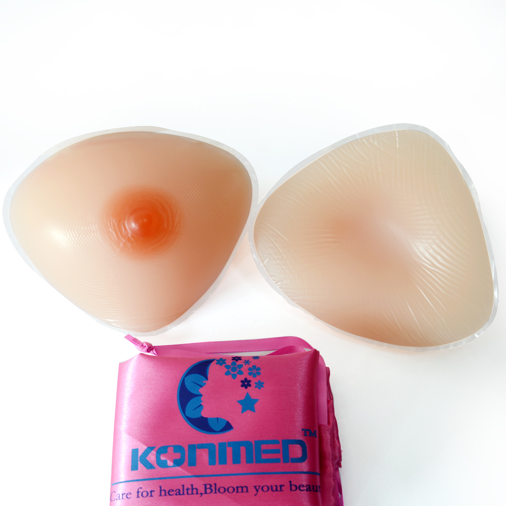 600g/pair B Cup Silicone Breast Forms Artificial Silicone Fake Breast Transvestism For Small Breast Enhancers Woman