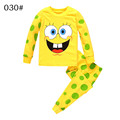 Boys Girls Long sleeve Cotton Sponge Cartoon Clothing Set Autumn Winter hoody Pants two pieces casual