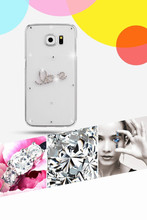 mobile Phones Accessories Rhinestone case For samsung galaxy s6 edge g9250 DIY diamonds bling crystal back