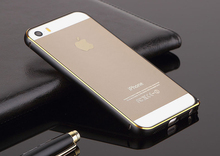 Hot metal Bumper for iphone 5 5s fashion dual colors aluminum mobile phone Accessories with retail