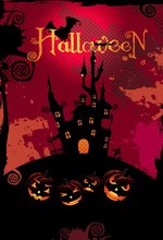 5x7ft Thin vinyl cloth photography costume custom halloween backdrop photo studio free shipping HA-009