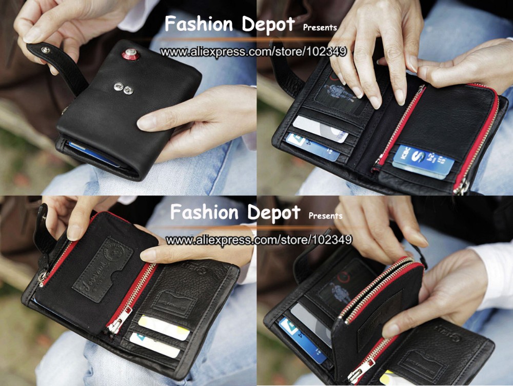 Genuine Leather wallet high quality M2201#