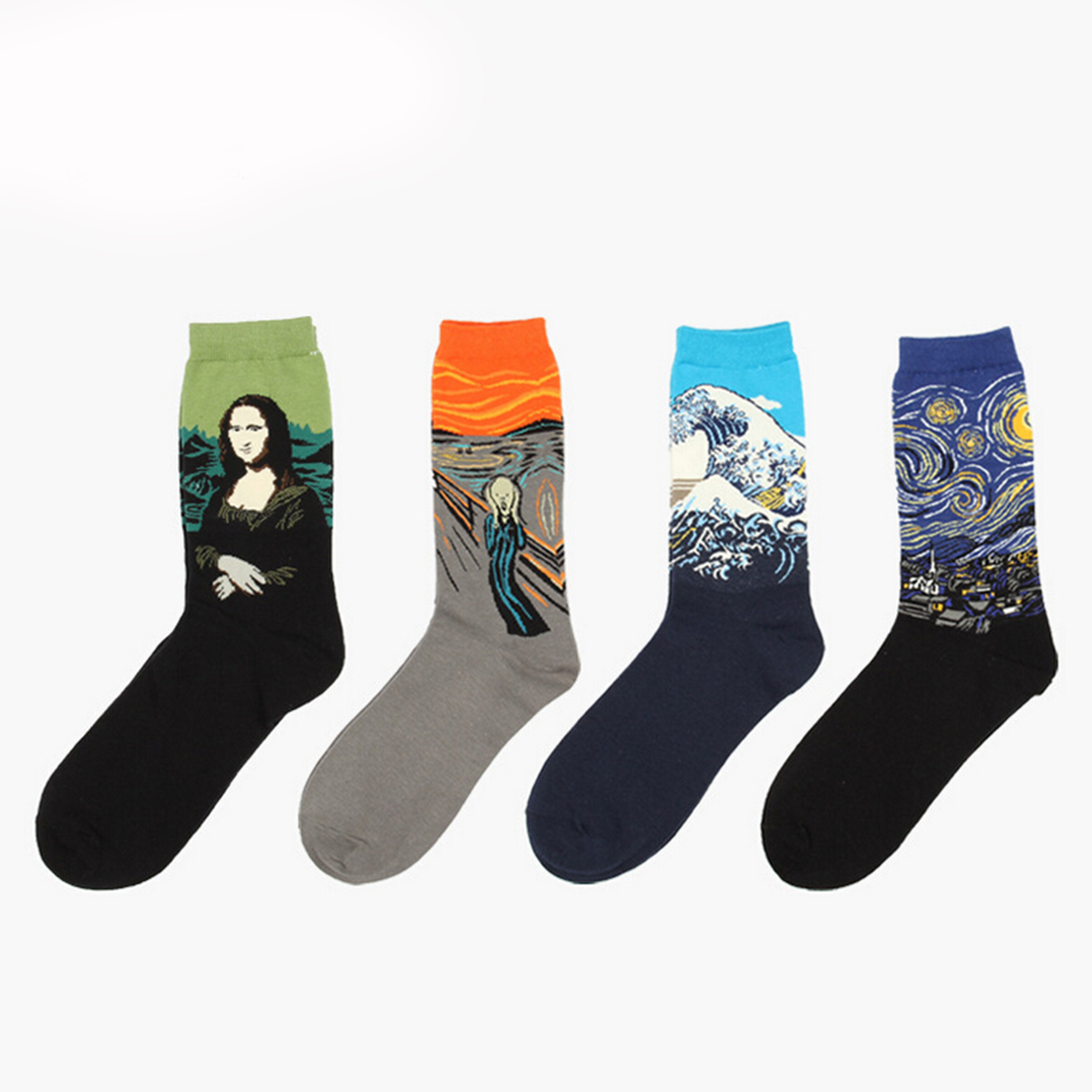 Retro Cassette Flat Style Crazy Novelty Design Creative Sport 3D Printed Crew Socks