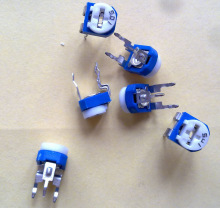 Blue white adjustable horizontal type 500R 501 Blue white adjustable resistance Variable resistors potentiometer