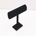 1Pcs Black Velvet Bracelet Chain Watch T bar rack Jewelry Hard Display Stand Holder Jewelry Organizer