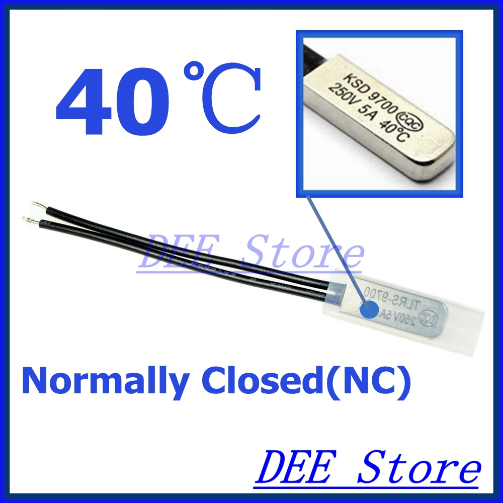 Interruptor De Temperatura Termostato Protector 1Pc KSD9700 normalmente Cerrado /& Abierto
