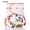 simfamily New Arrival Waterproof Suede Cloth One Size Reusable Pocket Diapers Baby Cloth Diaper PUL