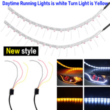 White Tears Light Amber Flexible Headlight LED Stripe