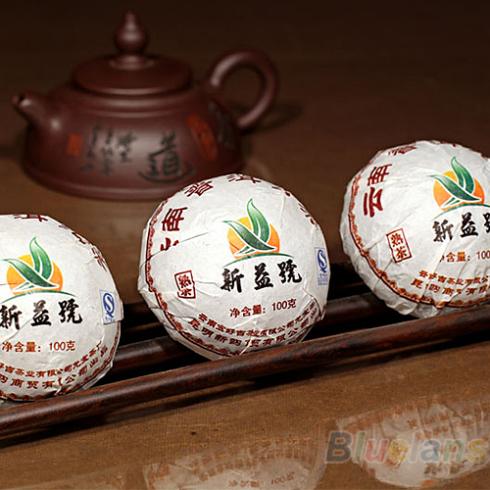 Xin Yi Hao Menghai Tuo Cha Puer Tea 100g Ripe 028A 3P6E