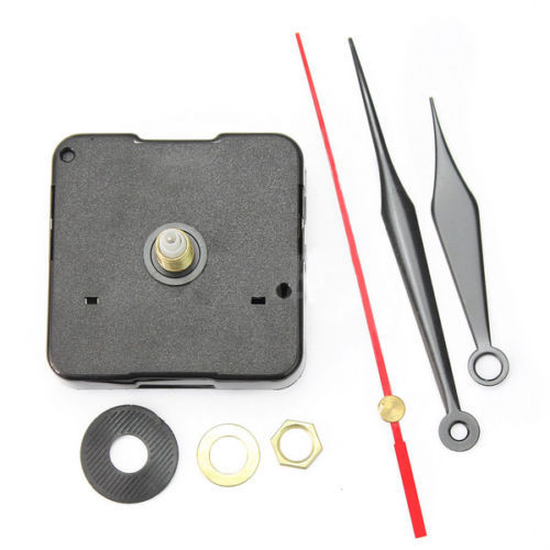 1Pc Black Stitch Movement Quartz Clock Movement Mechanism Repair DIY Tool Kit L0192579