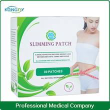Safety 90Pcs lot Slimming Products 7x9CM Navel Slimming Patch Lose Weight With Detox Natural Belly Fat