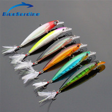 Quality Fishing Lure Minnnow Isca Artificial Fish Hard Bait Fishing Tackle 13.7G 11CM 6PCS