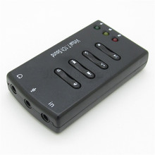 USB 2.0 Extend 3D Virtual 12Mbps External 7.1 Channel Audio Sound Card Adapter