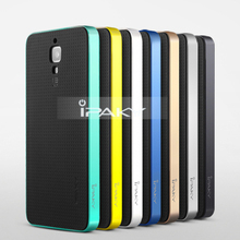 For Xiaomi Mi4 M4 Case Original Ipaky Silicone Case Cover with PC Frame Neo Hybrid Phone